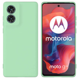 Liquid silicone case Motorola Moto G04 - Mint