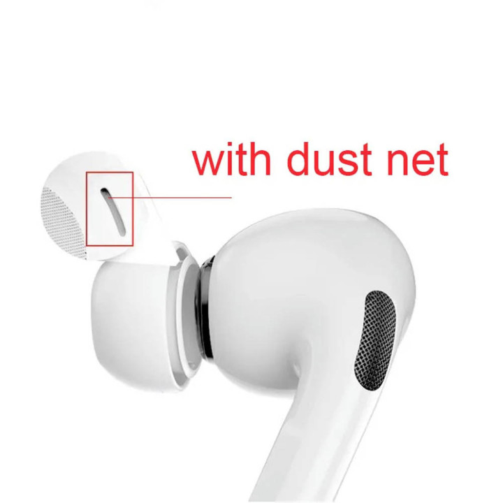 Öronkuddar 6-pack (S) till Apple AirPods Pro 2 - Vit