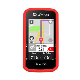 Silikonikotelo Bryton Rider 420 T - Punainen