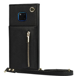 Zipper halskæde etui Huawei Mate 20 Pro - Sort